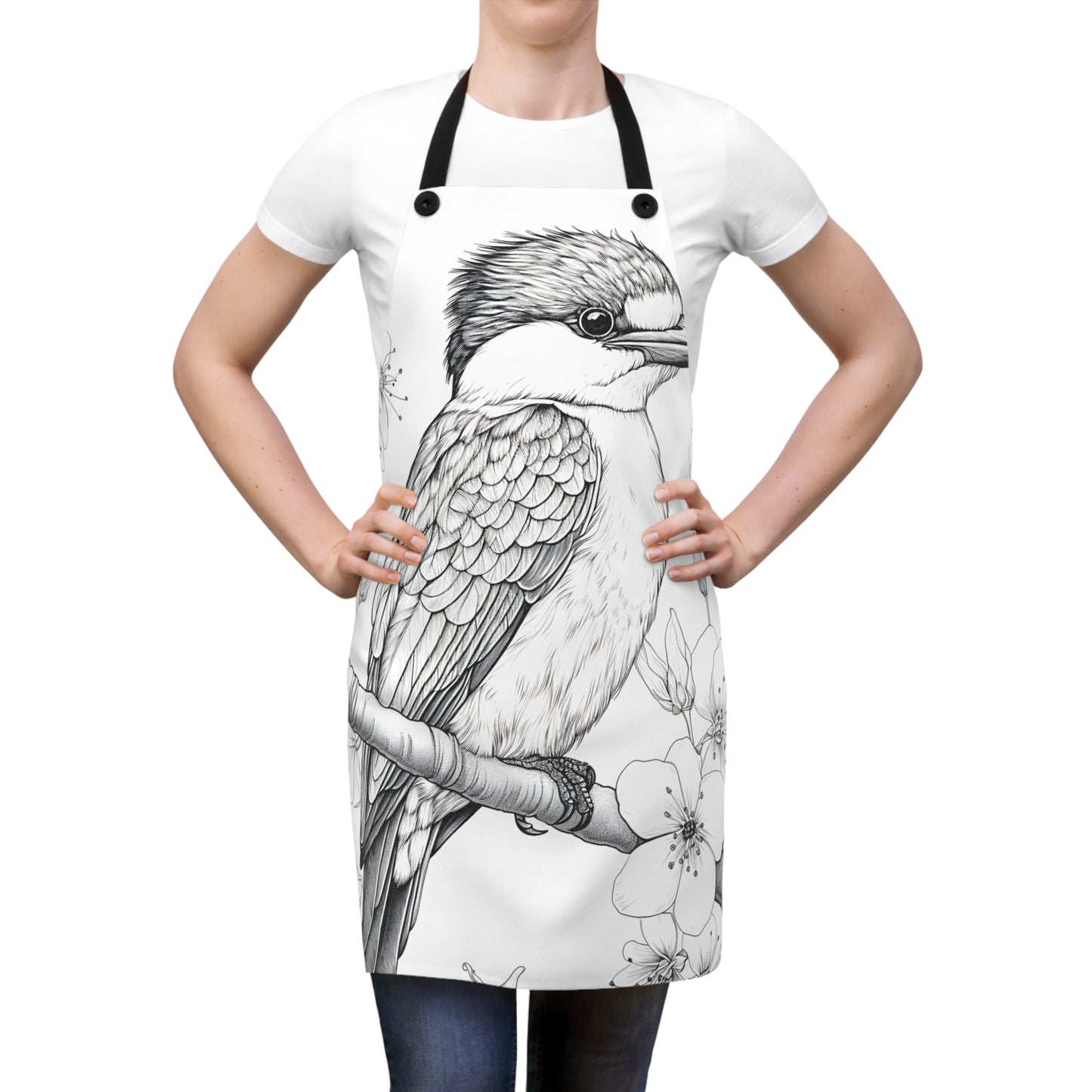 Apron Coloring Kit with 10 Fabric Markers - Kingfisher