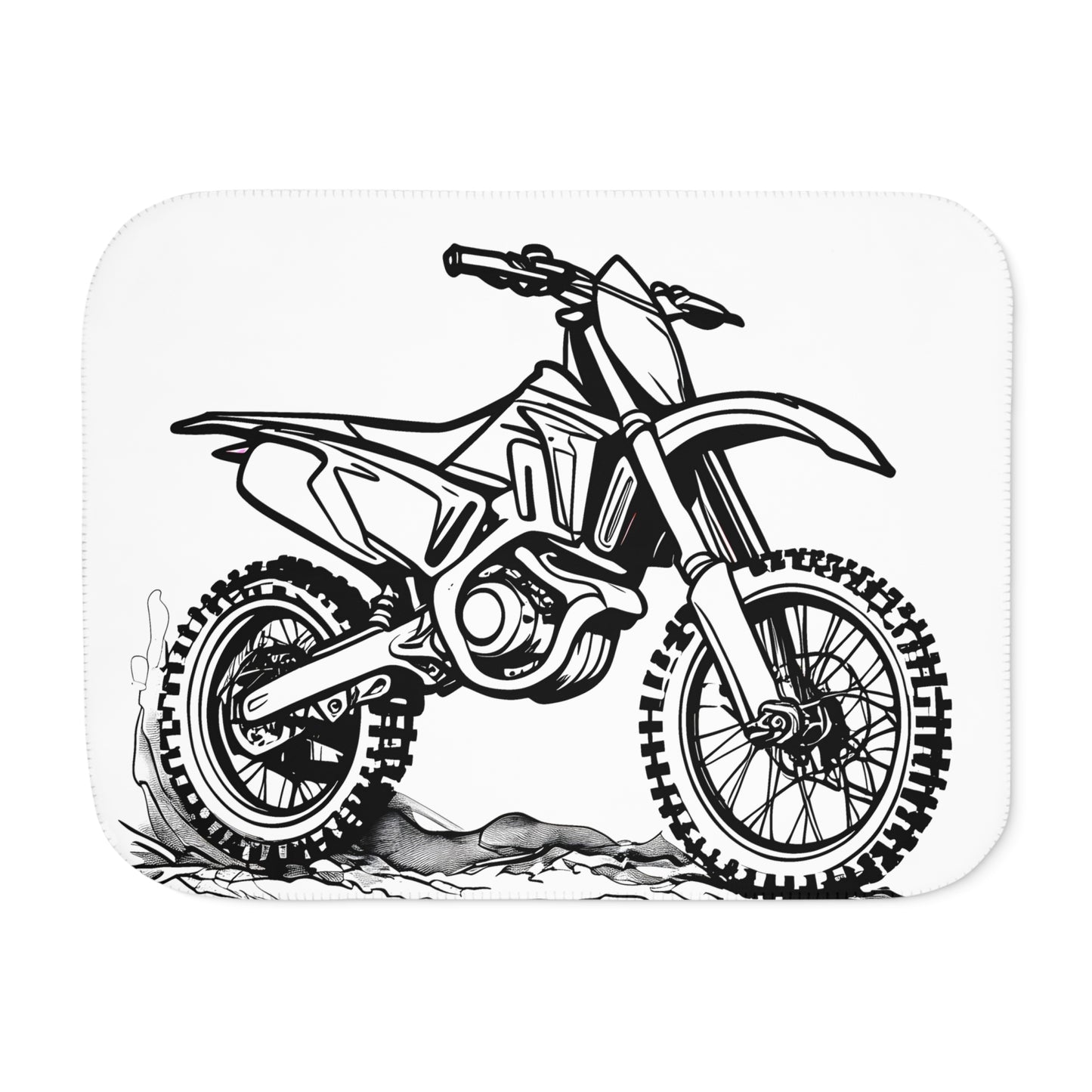 Blanket Coloring Kit with 10 Fabric Markers - Dirt Bike Adventure