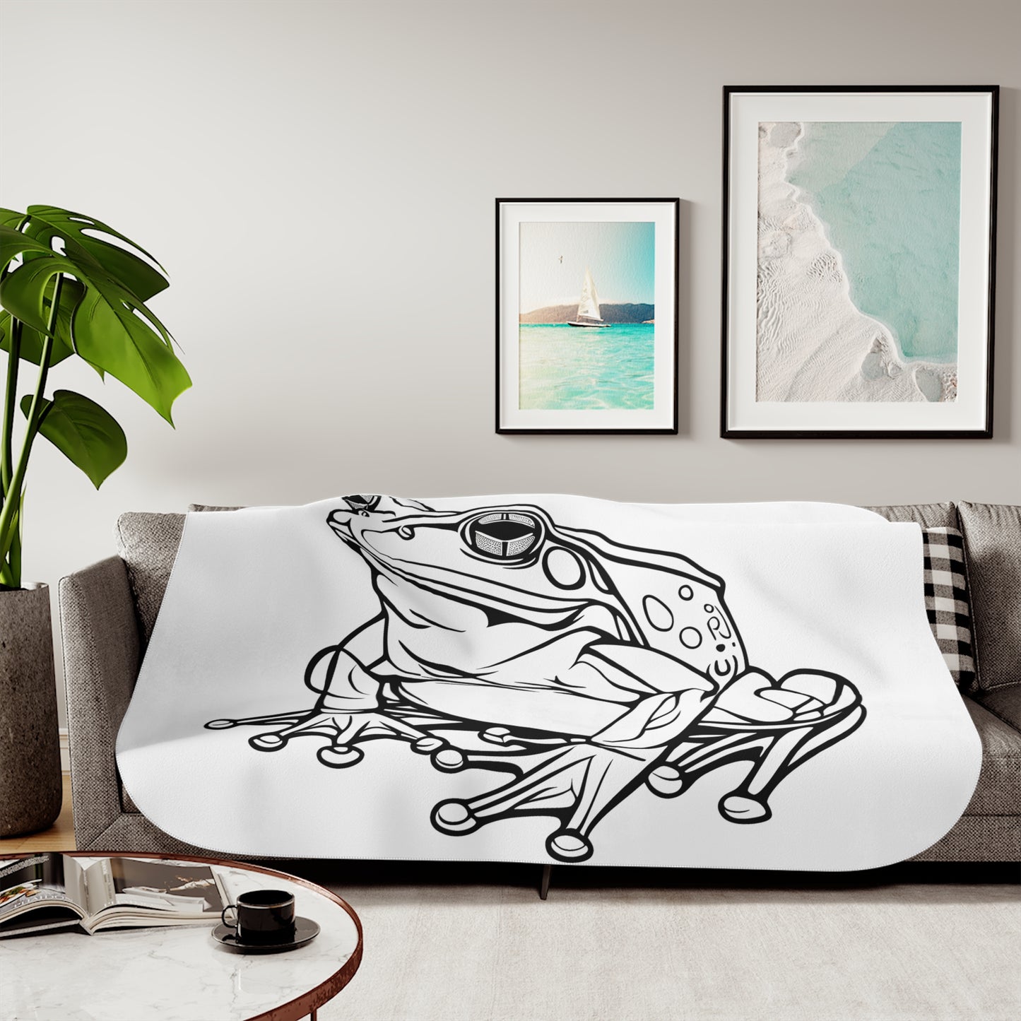 Blanket Coloring Kit with 10 Fabric Markers - Tree Frog