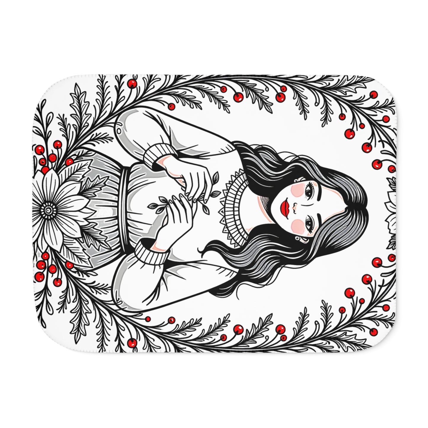 Blanket Colorful Graphic Design - Fall Portrait