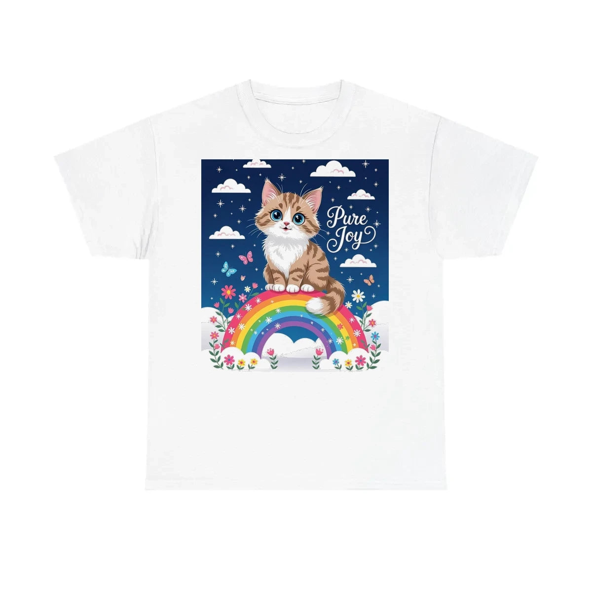 Custom Unisex T-Shirt Colorful Design with Fabric Markers