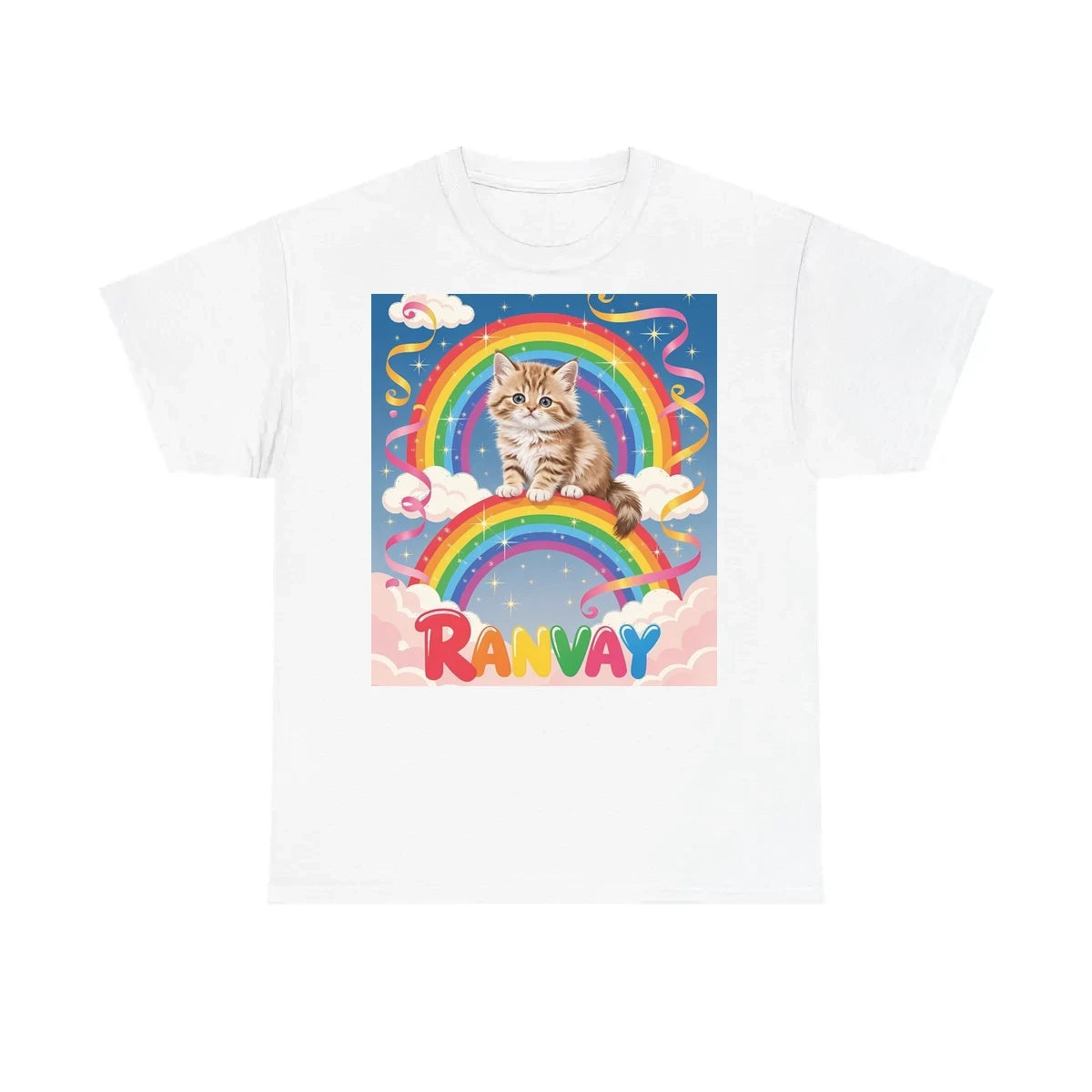 Custom Unisex T-Shirt Colorful Design with Fabric Markers