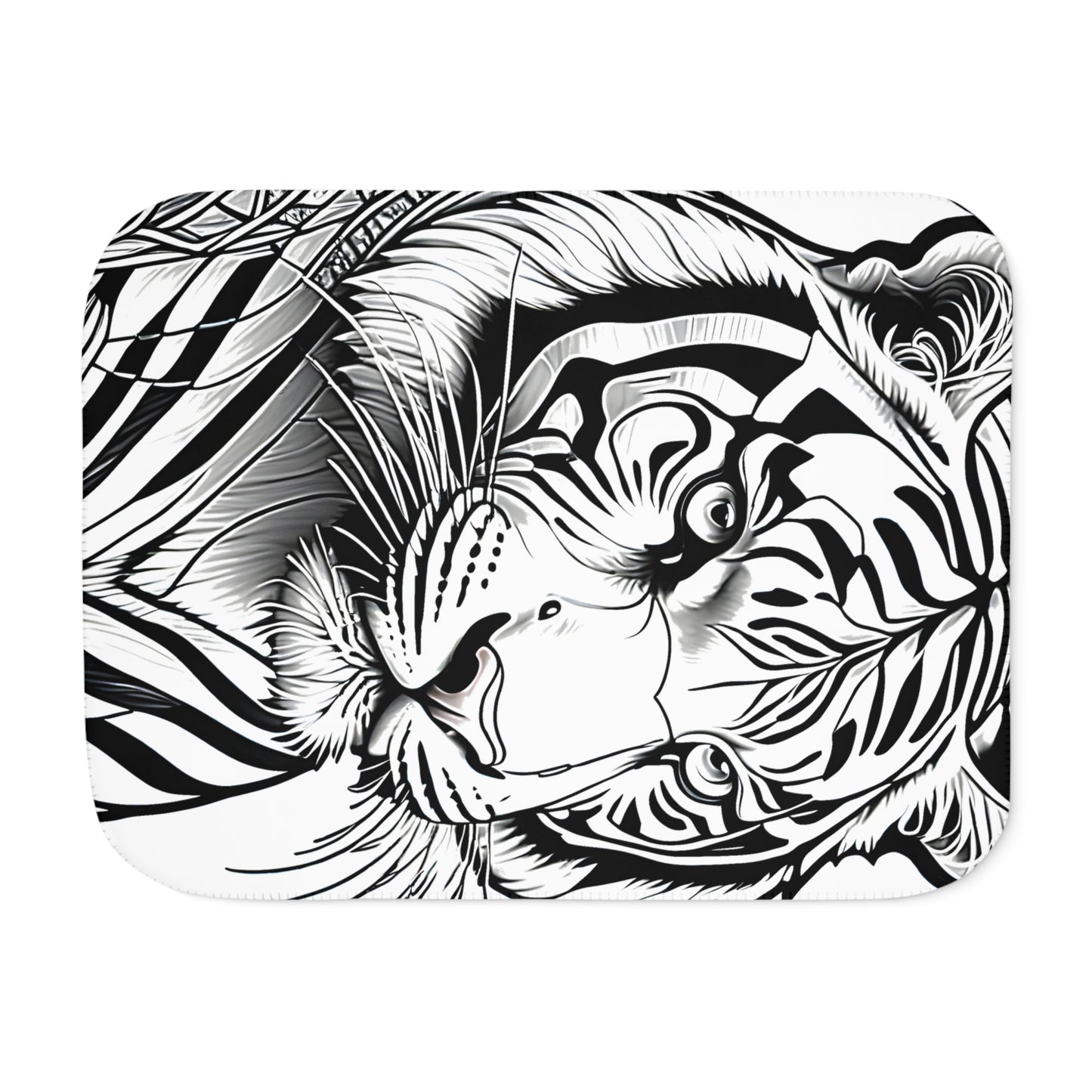 Blanket Coloring Kit with 10 Fabric Markers - Tigers