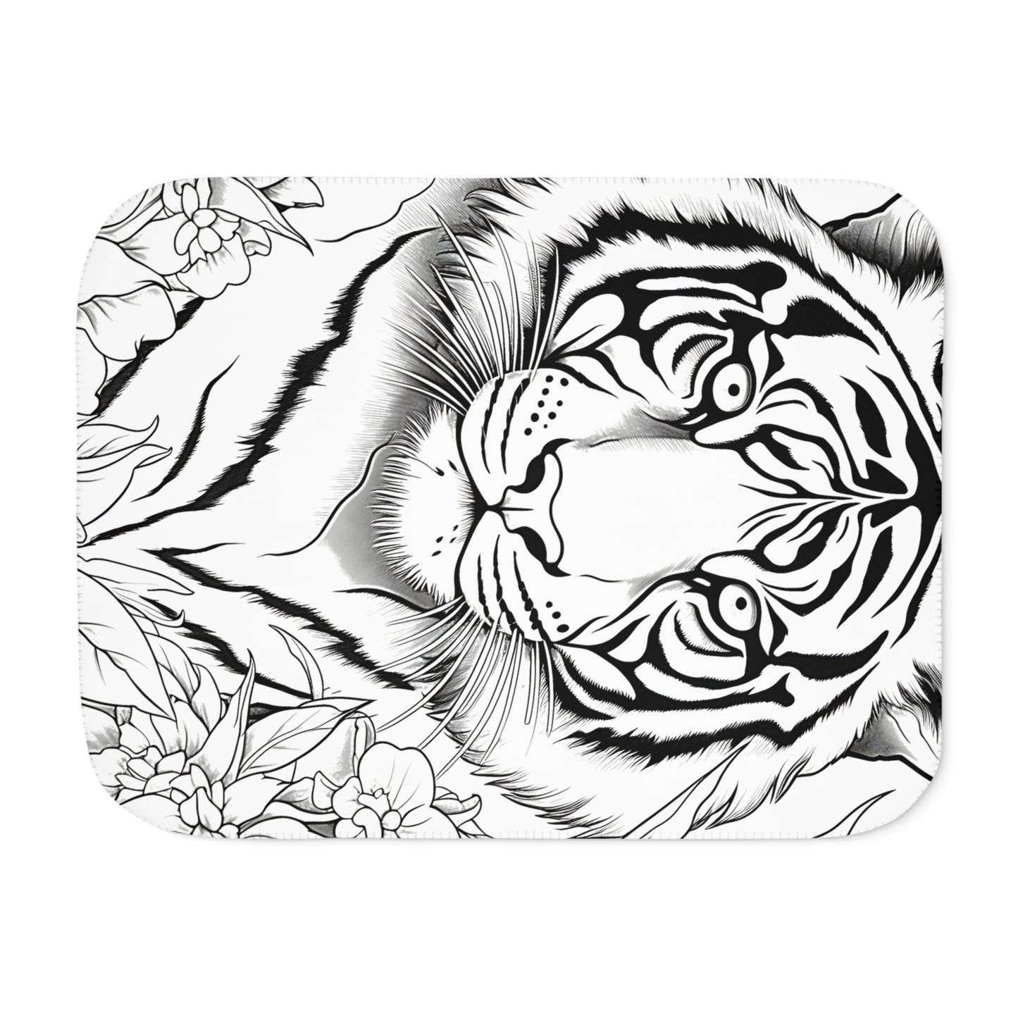 Blanket Coloring Kit with 10 Fabric Markers - Tigers