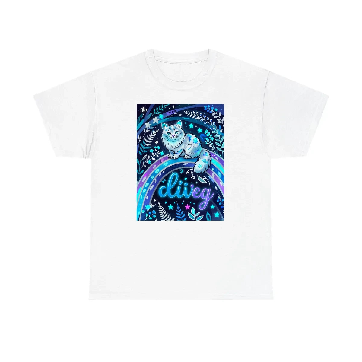 Custom Unisex T-Shirt Colorful Design with Fabric Markers