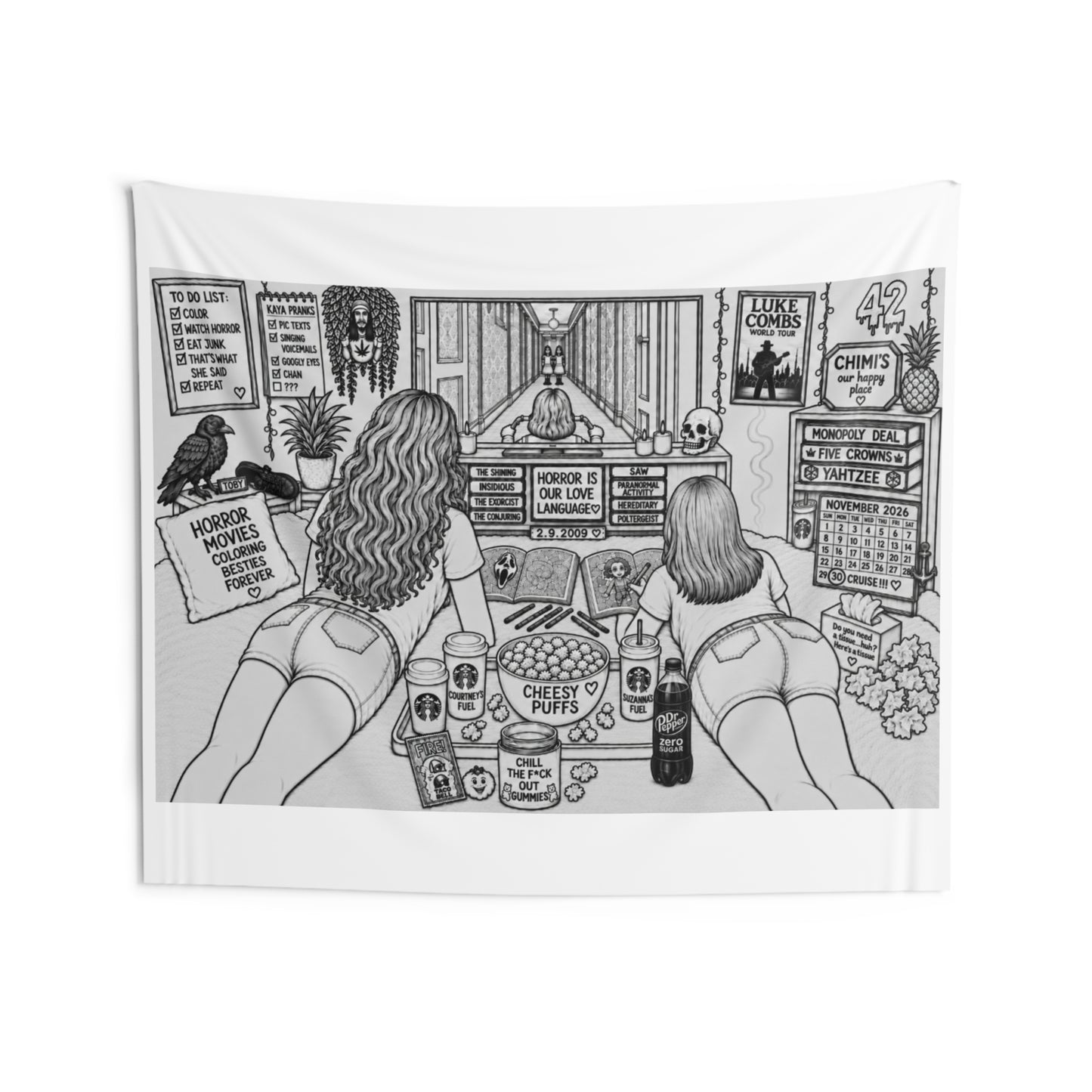 Custom Indoor Wall Tapestry with Your Design