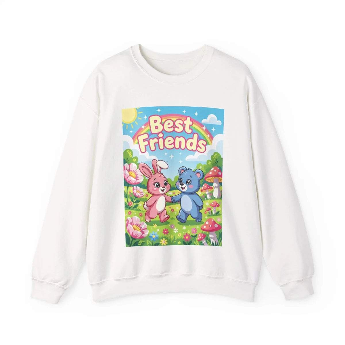 Custom Adult Crewneck Sweatshirt Colorful Design