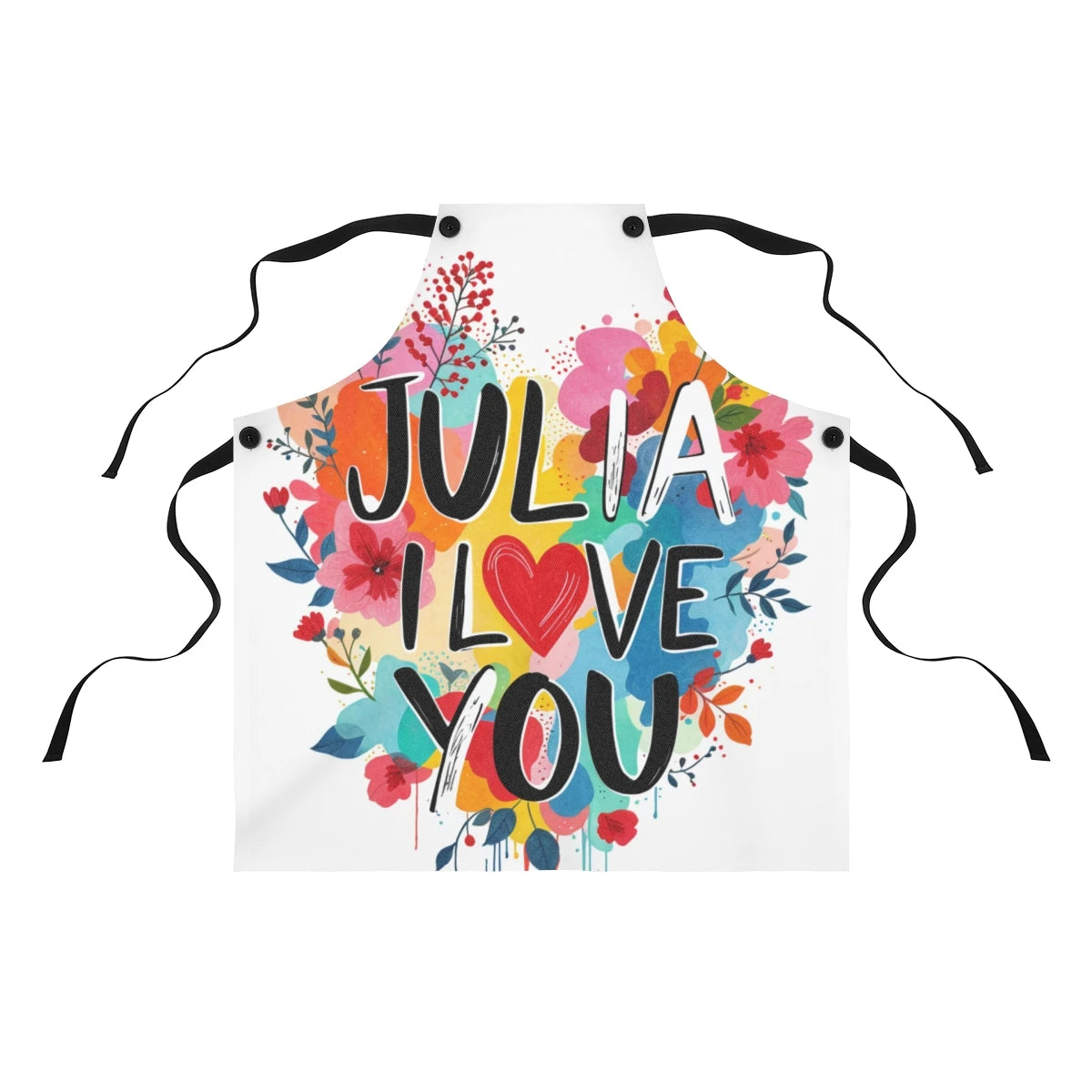 Custom Apron Colorful Design