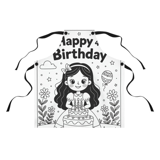 Custom Apron Coloring Kit with 10 Fabric Markers