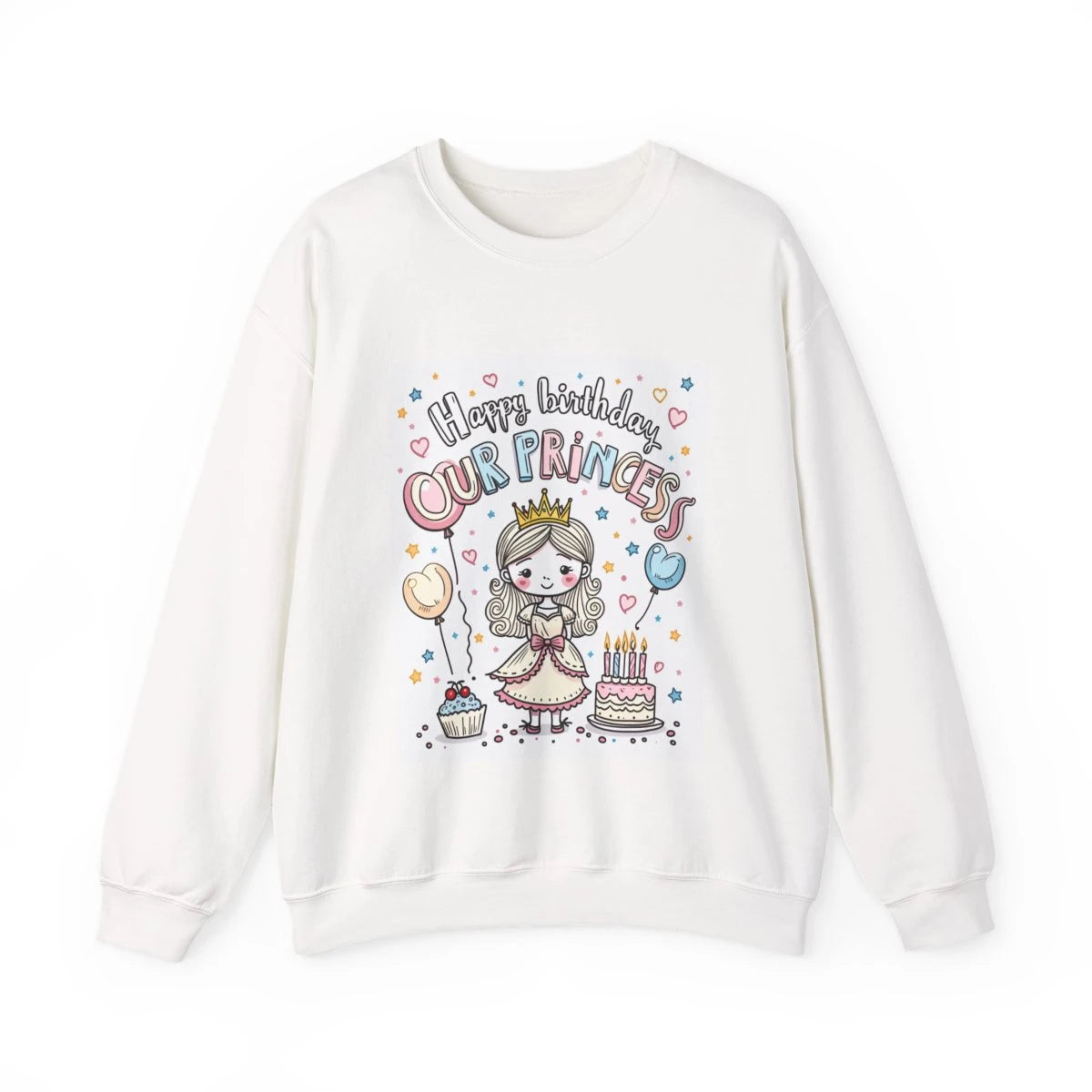 Custom Adult Crewneck Sweatshirt Colorful Design