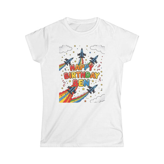 Custom Women's T-Shirt Colorful Design