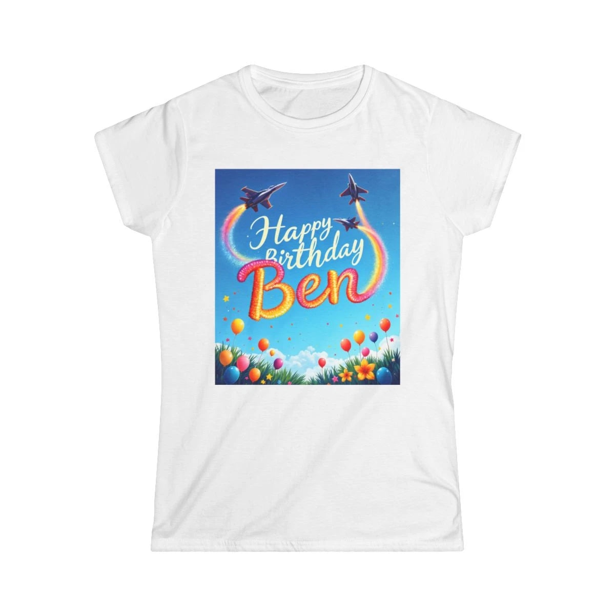 Custom Women's T-Shirt Colorful Design
