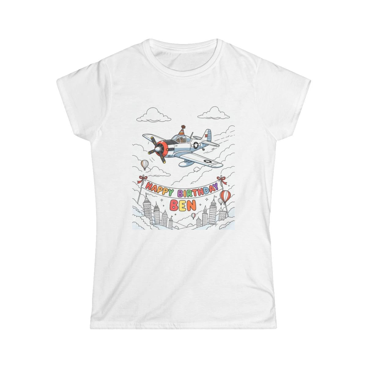 Custom Women's T-Shirt Colorful Design