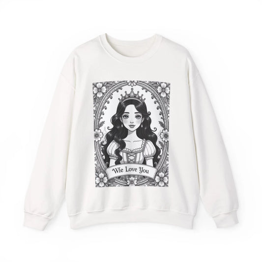 Custom Adult Crewneck Sweatshirt Coloring Kit with 10 Fabric Markers
