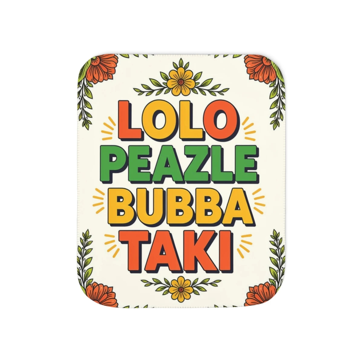 Custom Blanket Colorful Design