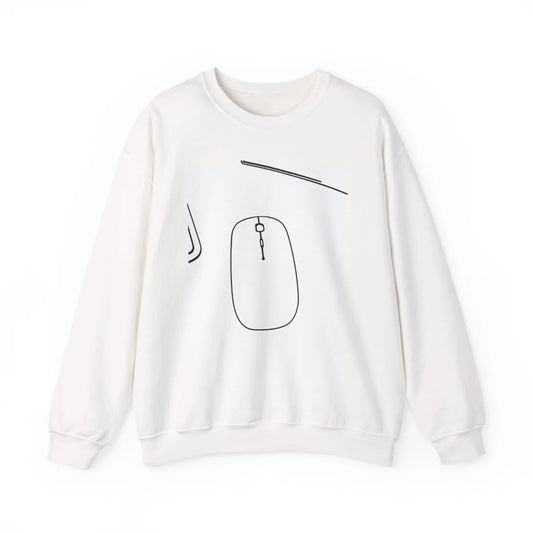Custom Adult Crewneck Sweatshirt with Your Design Coloring Page Kit with 10 Fabric Markers