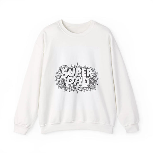 Custom Adult Crewneck Sweatshirt Coloring Kit with 10 Fabric Markers