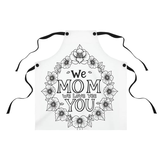 Custom Apron Coloring Kit with 10 Fabric Markers