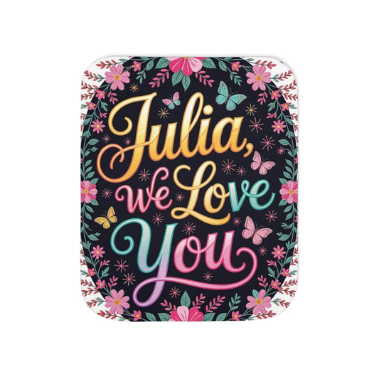 Custom Blanket Colorful Design with Fabric Markers