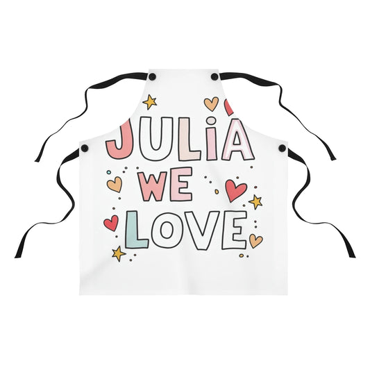 Custom Apron Colorful Design with Fabric Markers