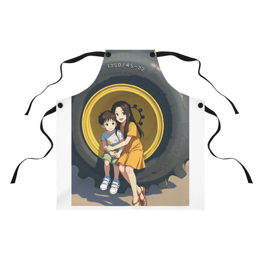 Custom Apron with Your Design Ghibli-Style