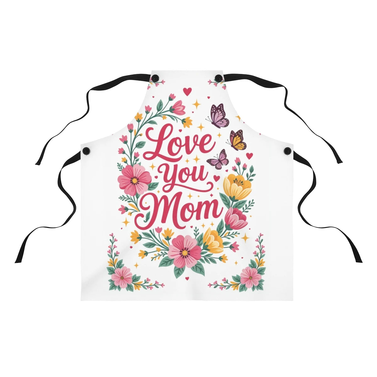 Custom Apron Colorful Design with Fabric Markers