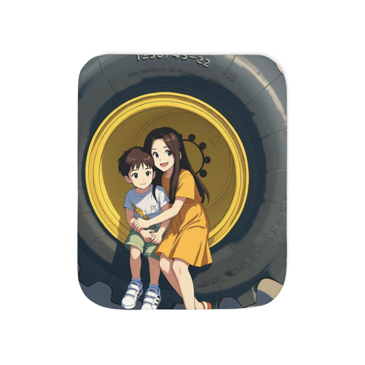 Custom Blanket with Your Design Ghibli-Style