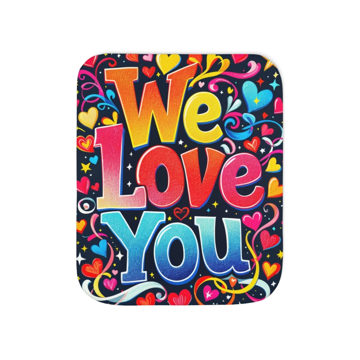 Custom Blanket Colorful Design with Fabric Markers
