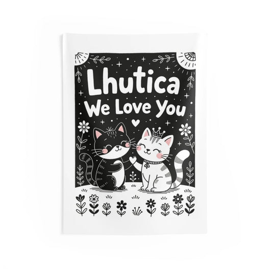 Custom Indoor Wall Tapestry Colorful Design with Fabric Markers