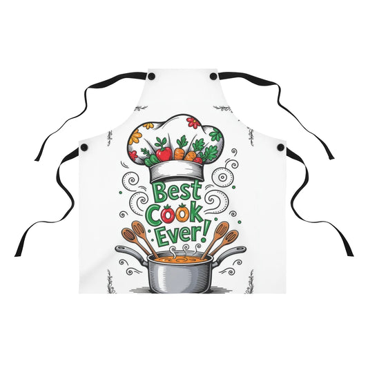 Custom Apron Colorful Design with Fabric Markers