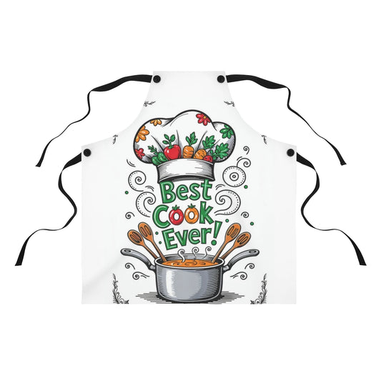 Custom Apron Colorful Design with Fabric Markers
