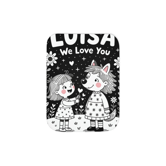 Custom Blanket Colorful Design with Fabric Markers