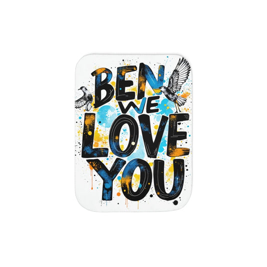 Custom Blanket Colorful Design with Fabric Markers