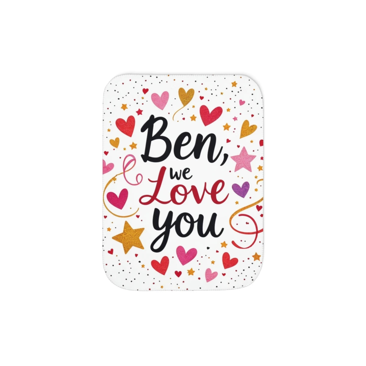Custom Blanket Colorful Design with Fabric Markers