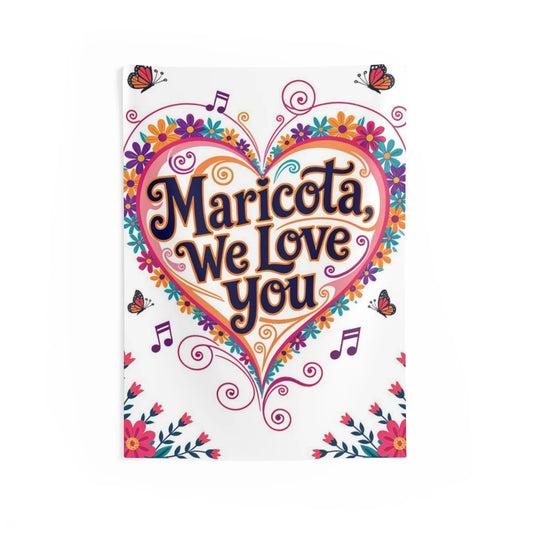 Custom Indoor Wall Tapestry Colorful Design with Fabric Markers