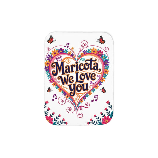 Custom Blanket Colorful Design with Fabric Markers