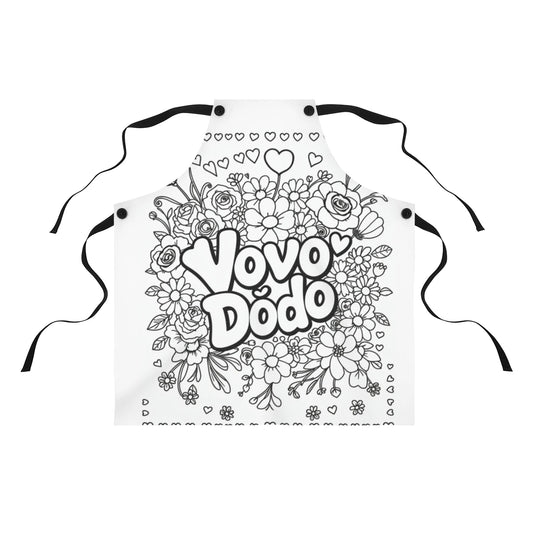 Custom Apron Coloring Kit with 10 Fabric Markers
