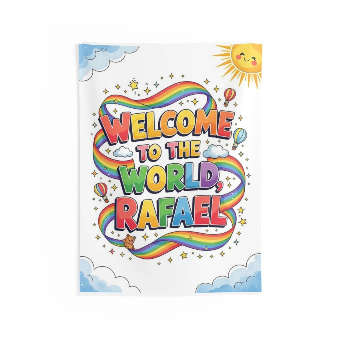 Custom Indoor Wall Tapestry Colorful Design with Fabric Markers