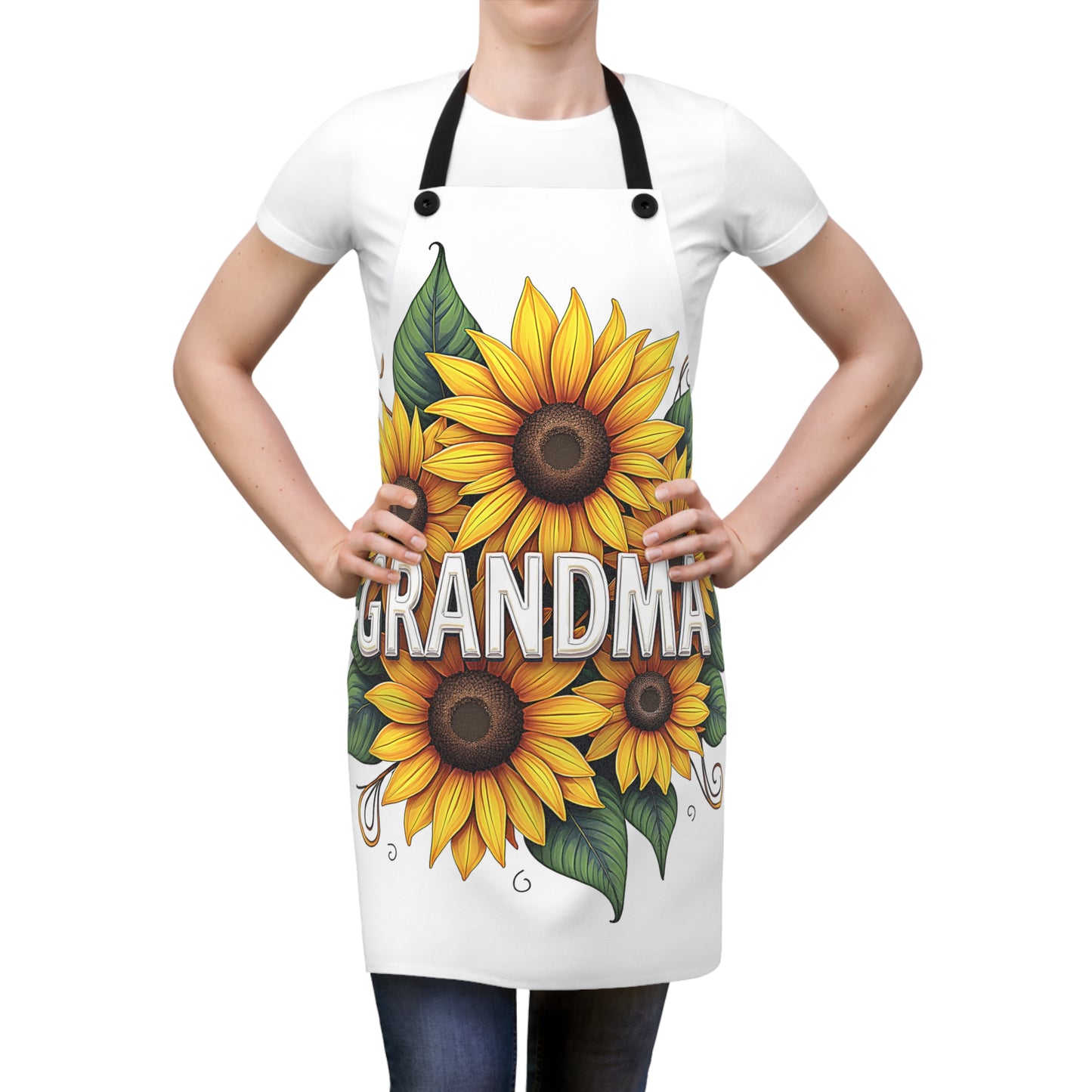 Apron Colorful Graphic Design - Sunflower