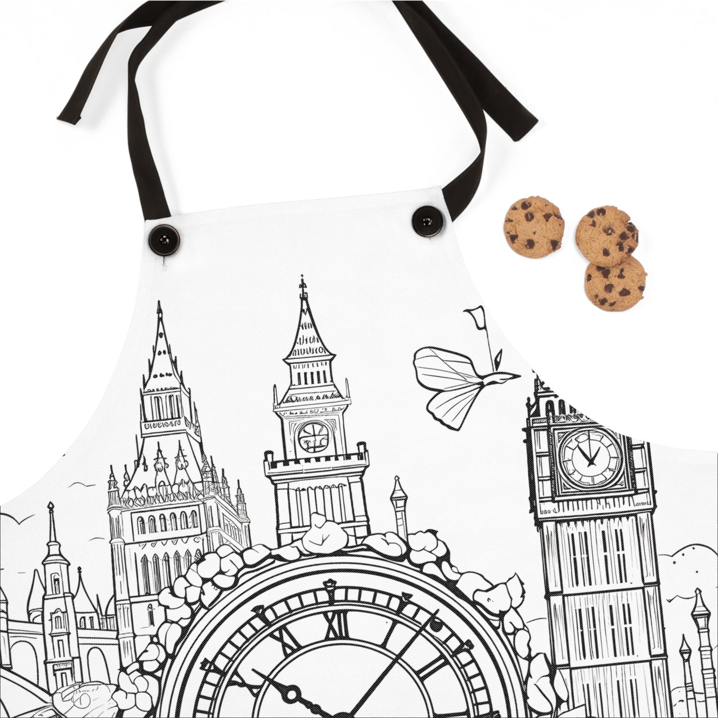 Apron Coloring Kit with 10 Fabric Markers - Big Ben