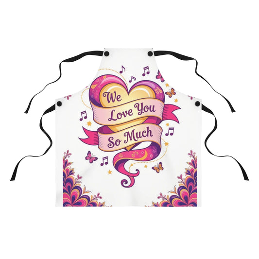 Custom Apron Colorful Design with Fabric Markers