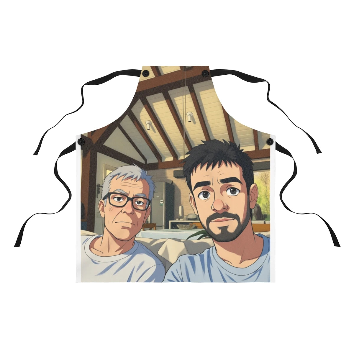 Custom Apron with Your Design Ghibli-Style