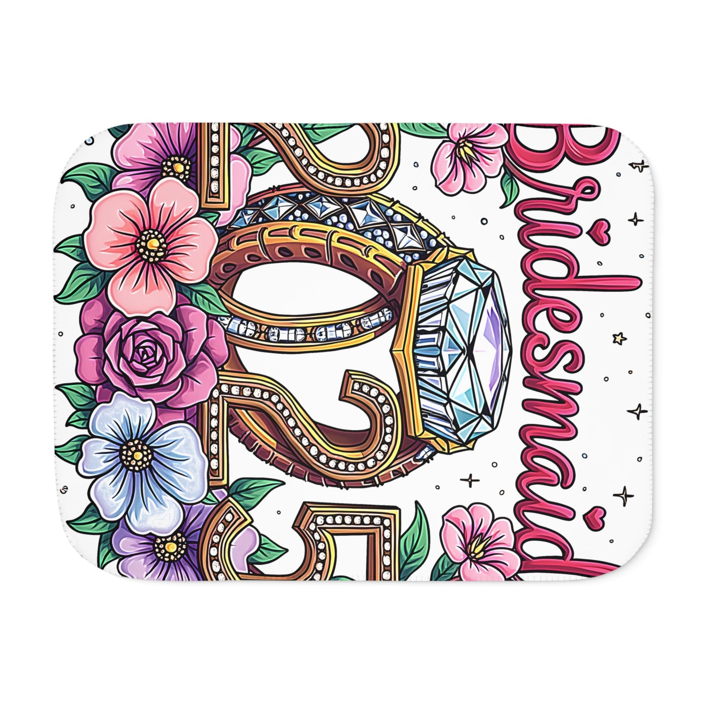 Blanket Colorful Graphic Design - Bridesmaid