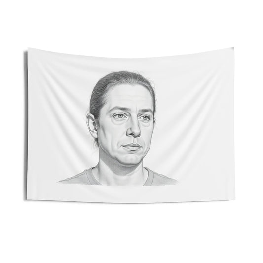 Custom Indoor Wall Tapestry with Your Design Coloring Page Kit with 10 Fabric Markers