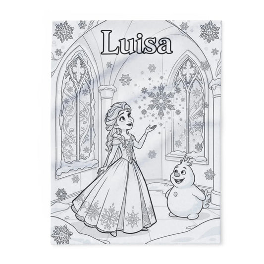 Custom Fleece Blanket with Your Design