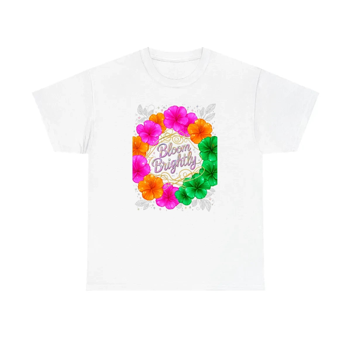 Custom Unisex T-Shirt Colorful Design with Fabric Markers