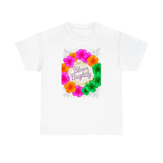 Custom Unisex T-Shirt Colorful Design with Fabric Markers
