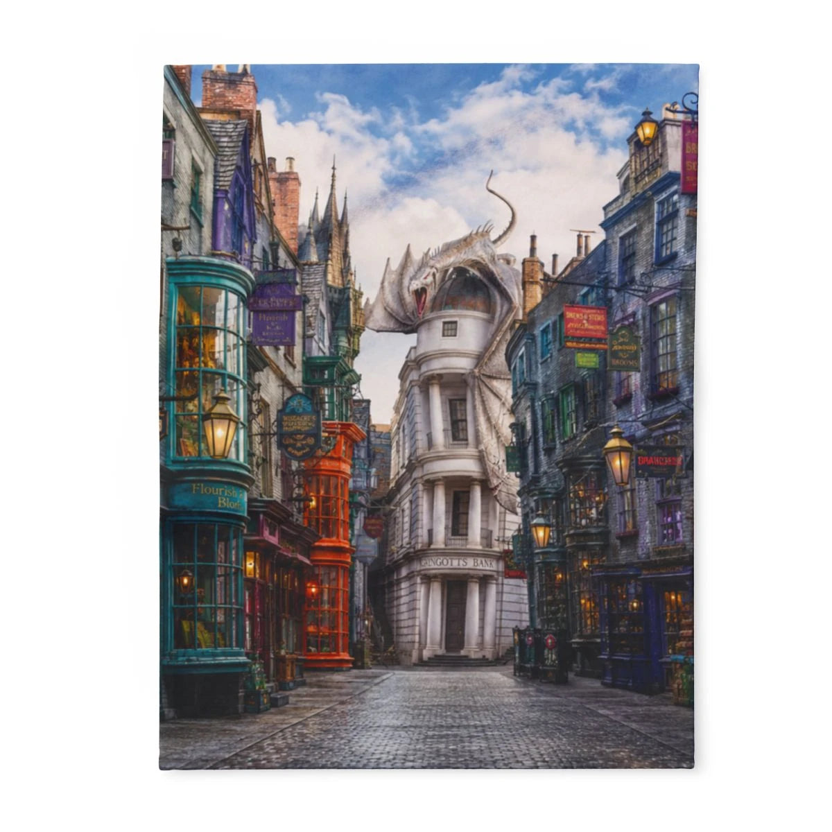 Custom Fleece Blanket with Your Design