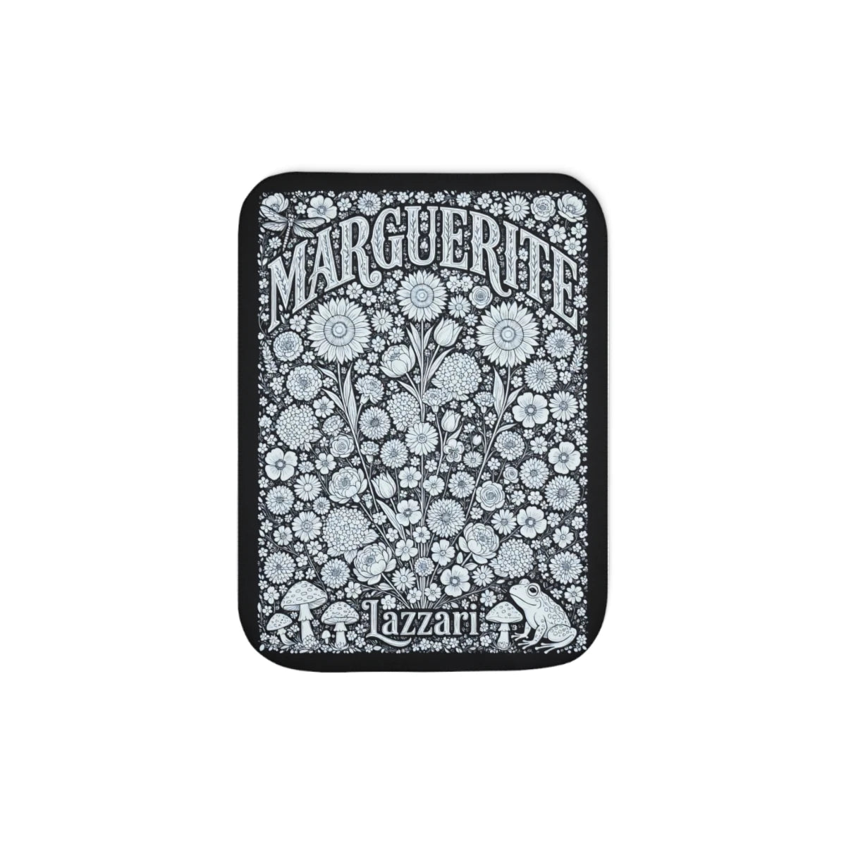 Custom Sherpa Blanket with Your Design Coloring Page Kit with 10 Fabric Markers