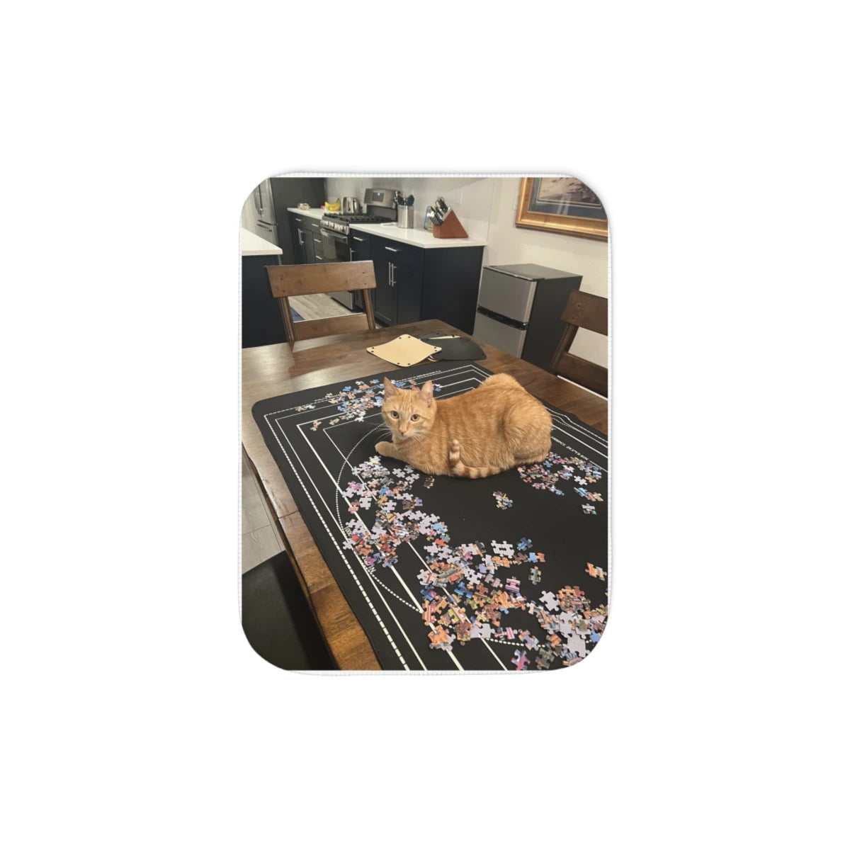 Custom Sherpa Blanket with Your Design